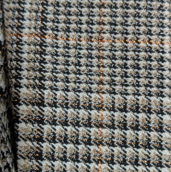 Worthington Blazer Jacket in Cream Black And Metallic Copper Women's XXL Petite - Picture 10 of 14